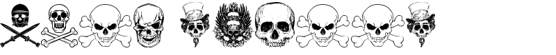 only skulls Font