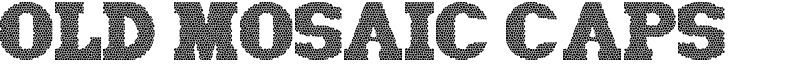 Old Mosaic CAPS Font