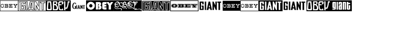 ObeyGiantPoster Font