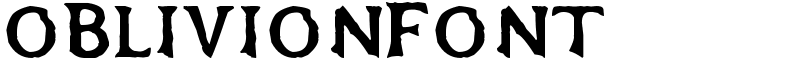 OblivionFont Font