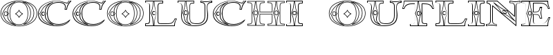 Occoluchi Outline Font