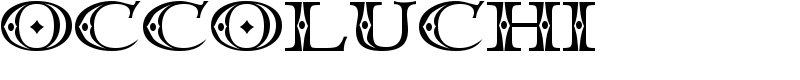 Occoluchi Font