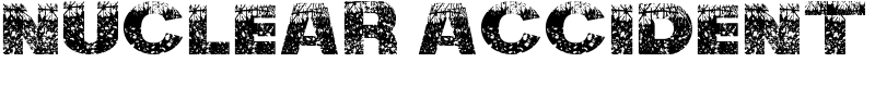 Nuclear Accident Font