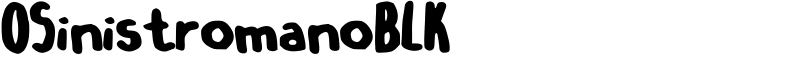 OSinistromanoBLK Font