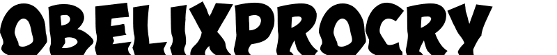 ObelixProCry Font