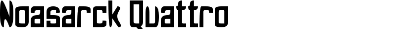 Noasarck Quattro Font