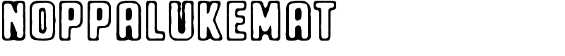 Noppalukemat Font