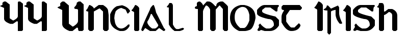 YY Uncial Most Irish Font