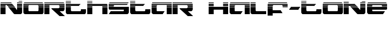 Northstar Half-Tone Font