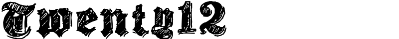 Twenty12 Font