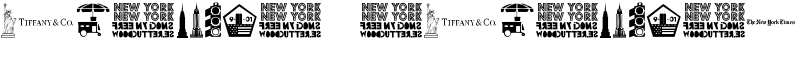 New York , New York 1 Font