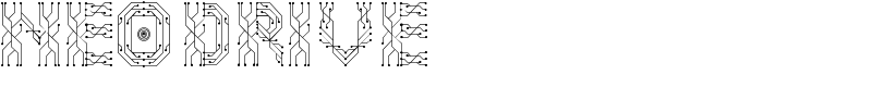 NEODRIVE Font