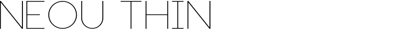Neou Thin Font