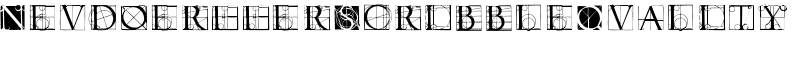 NeudoerfferScribbleQuality Font