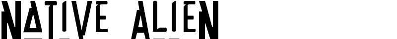 Native Alien Font