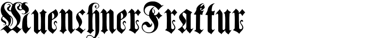 MuenchnerFraktur Font