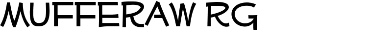 Mufferaw Rg Font