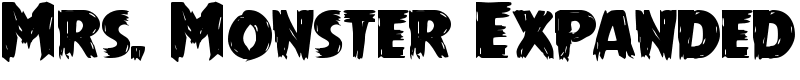 Mrs. Monster Expanded Font