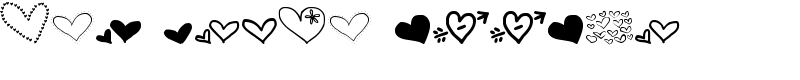 MTF Heart Doodle Font