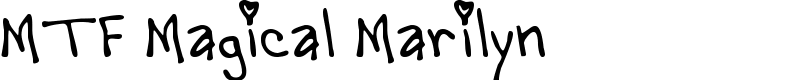 MTF Magical Marilyn Font