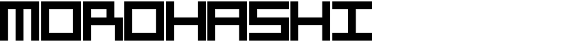 Morohashi Font