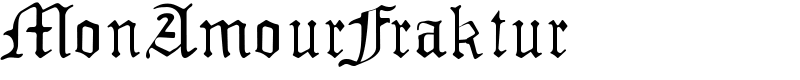 MonAmourFraktur Font