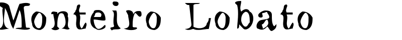 Monteiro Lobato Font