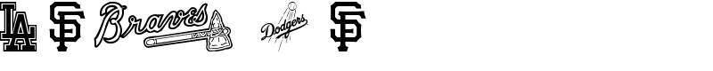 MLB NL Font