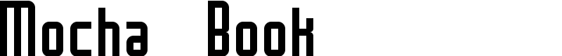 Mocha Book Font