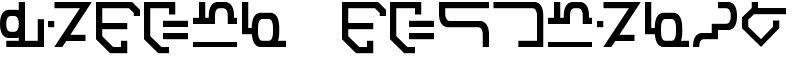 Modern Destronic Font