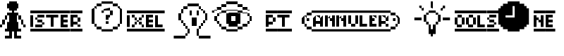 Mister Pixel 16 pt - ToolsOne Font