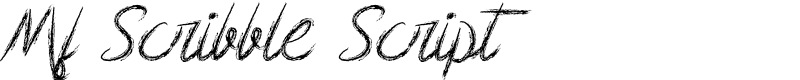 Mf Scribble Script Font