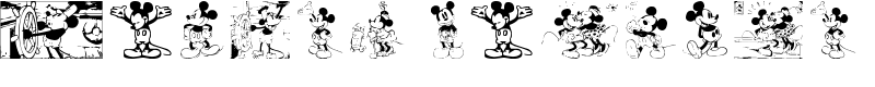 Mickey Vintage Font