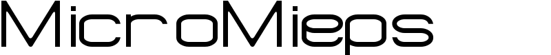 MicroMieps Font