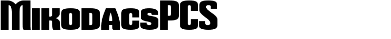 MikodacsPCS Font