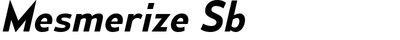 Mesmerize Sb Font