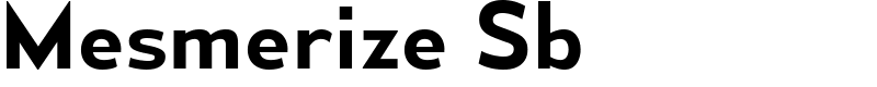 Mesmerize Sb Font