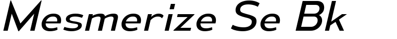 Mesmerize Se Bk Font