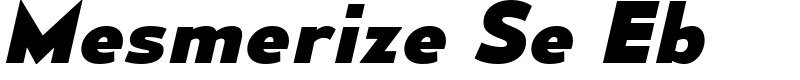 Mesmerize Se Eb Font