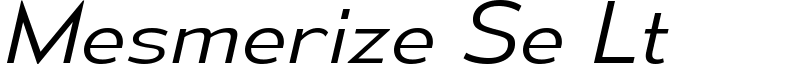 Mesmerize Se Lt Font