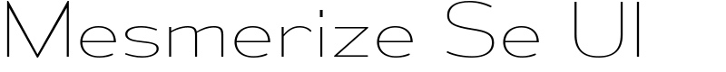 Mesmerize Se Ul Font