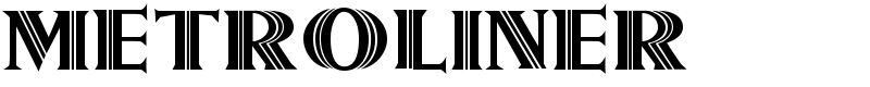 Metroliner Font