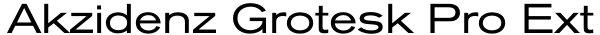 Akzidenz Grotesk Pro Ext Font