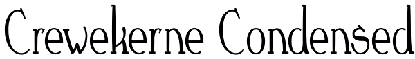 Crewekerne Condensed Font