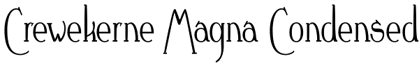 Crewekerne Magna Condensed Font