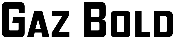 Gaz Bold Font