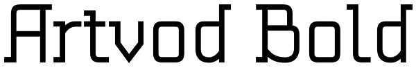 Artvod Bold Font