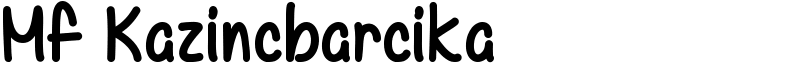 Mf Kazincbarcika Font