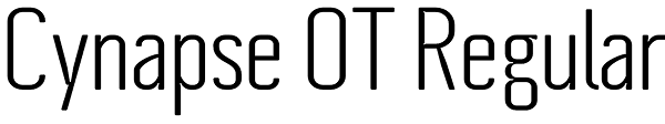 Cynapse OT Regular Font