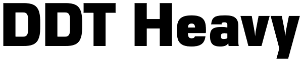 DDT Heavy Font